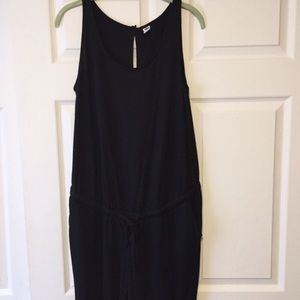 Old Navy Maternity Black One Piece Romper Jumpsuit